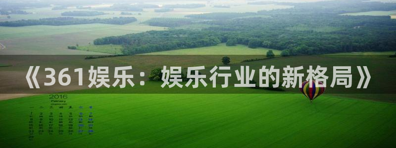 永信贵宾会：《361娱乐：娱乐行业的新格局》