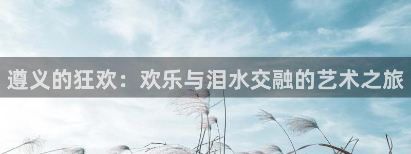 永信贵宾会：遵义的狂欢：欢乐与泪水交融的艺术之旅